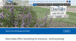Desktop Screenshot of dovevalleystorage.com